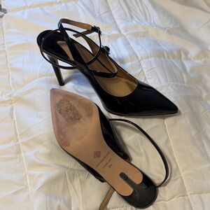 ANTONIO MELANI Black Strappy Heels